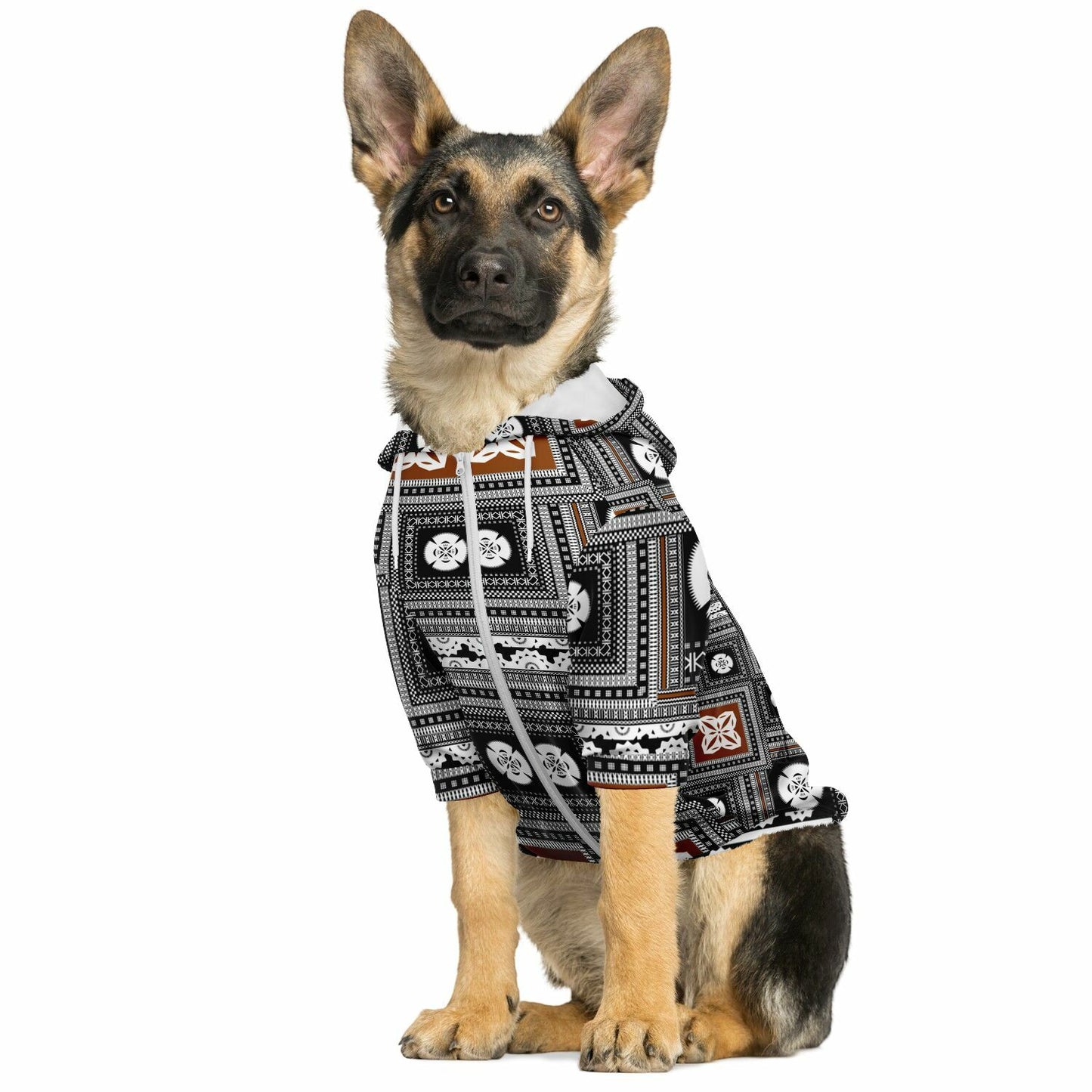 Fiji Masi Athletic Dog Zip-Up Hoodie 2