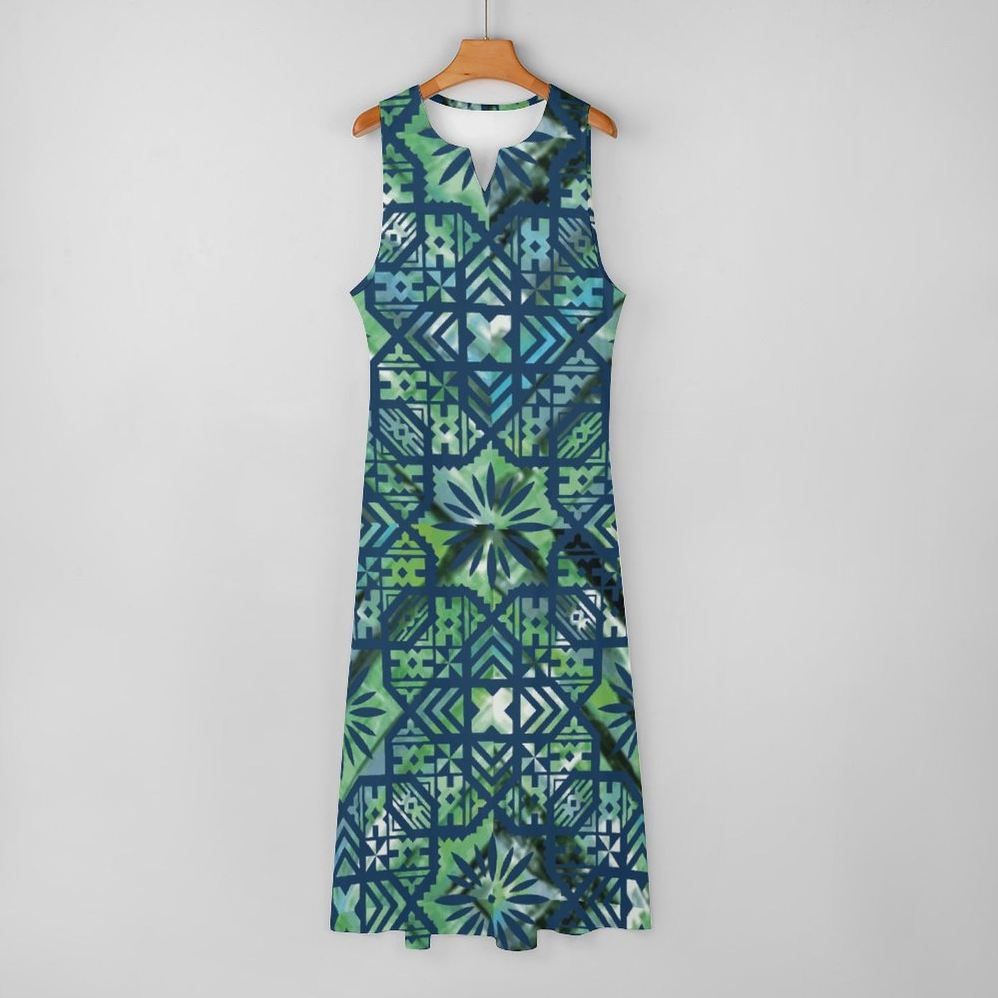 Fiji Masi Sleeveless Ankle-length Dress 1