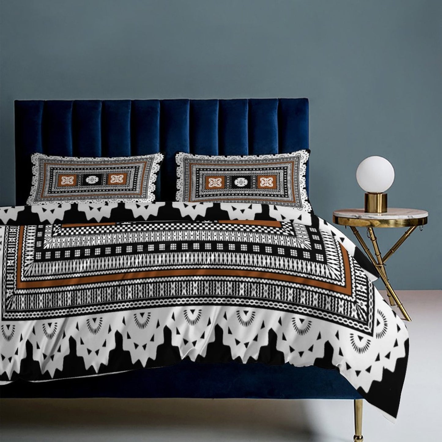 Fiji Masi 3-Piece Bedding Set-90"x90"/ 229x229cm (Dual-sided Printing) 7