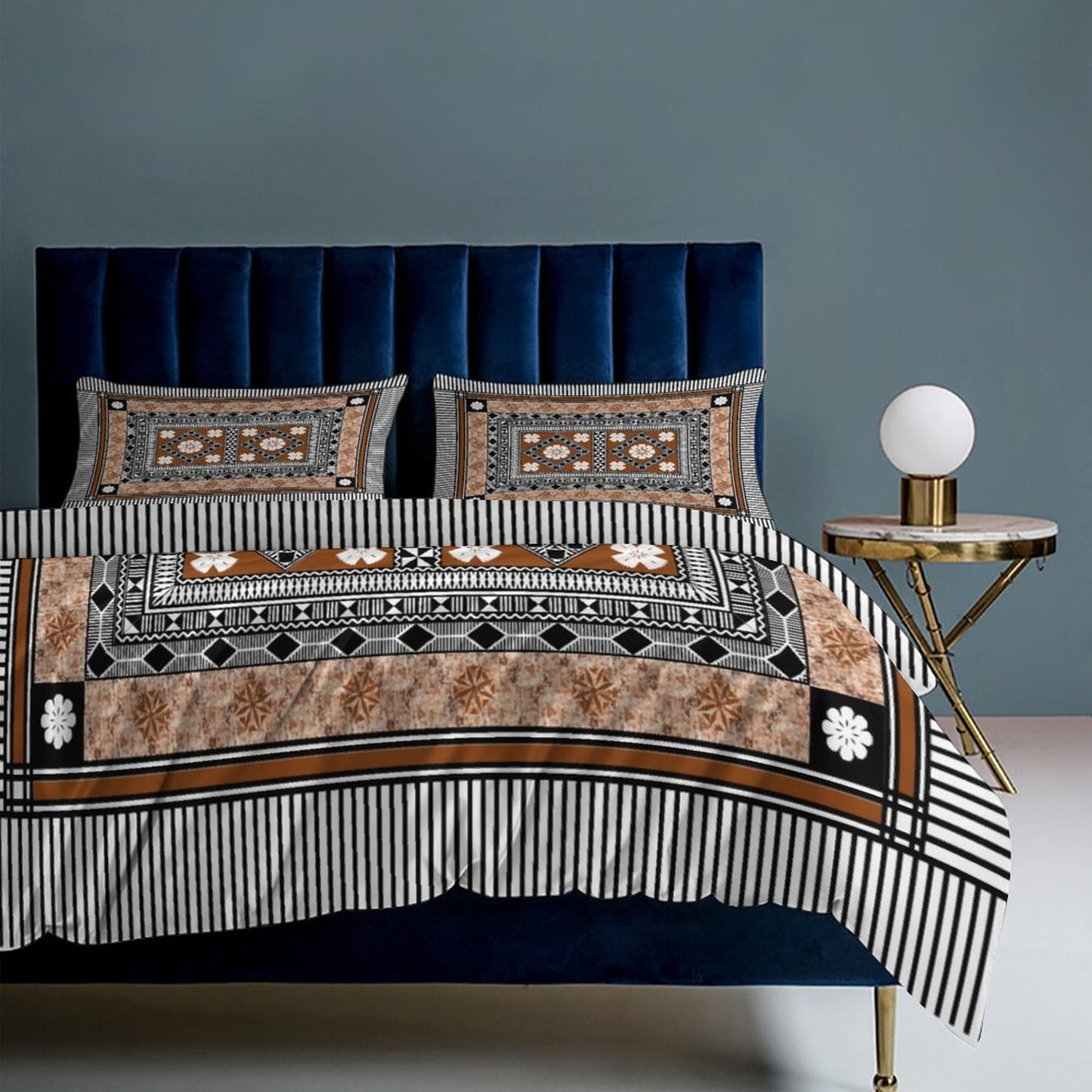 Fiji Masi 3-Piece Bedding Set-90"x90"/ 229x229cm (Dual-sided Printing) 8