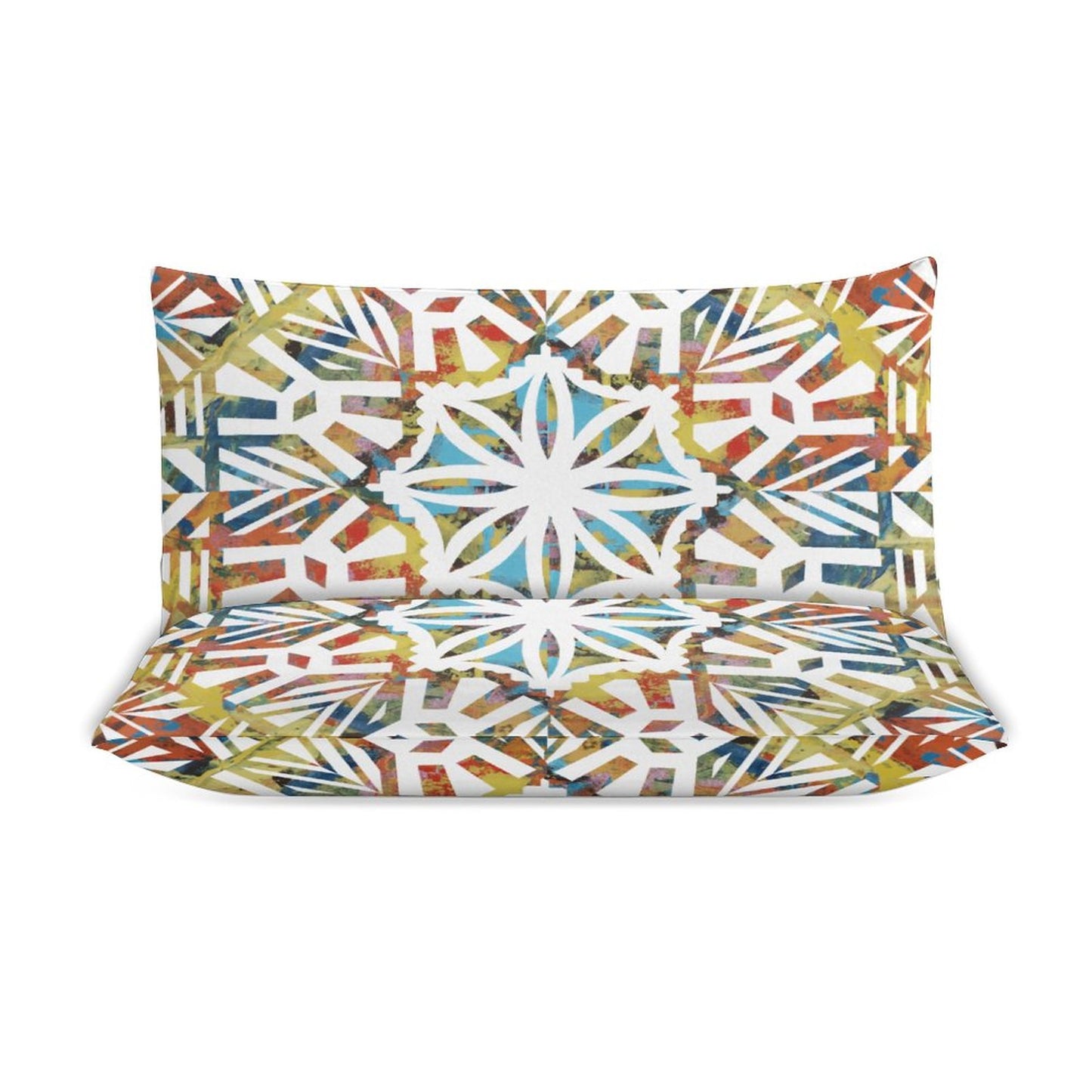 Fiji Masi 3-Piece Bedding Set-90"x90"/ 229x229cm (Dual-sided Printing) 14