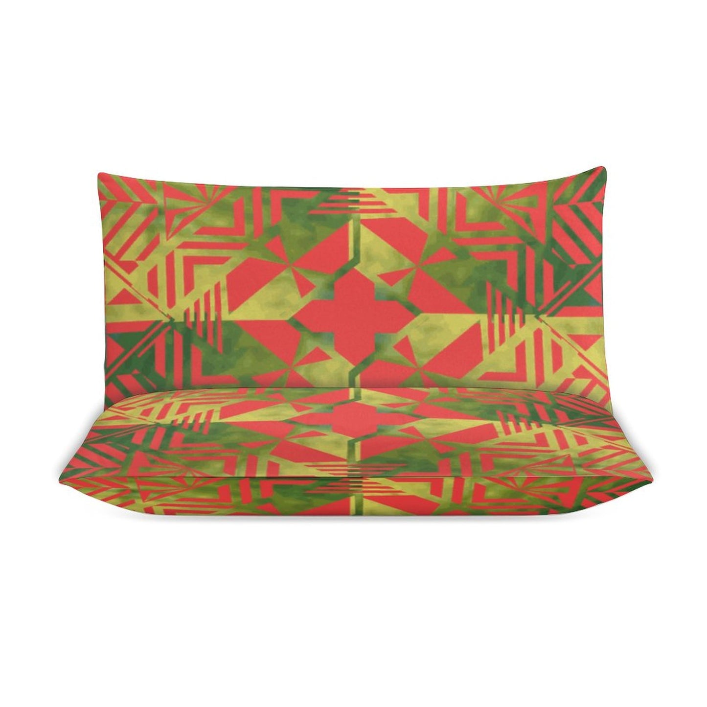 Fiji Masi 3-Piece Bedding Set-90"x90"/ 229x229cm (Dual-sided Printing) 21