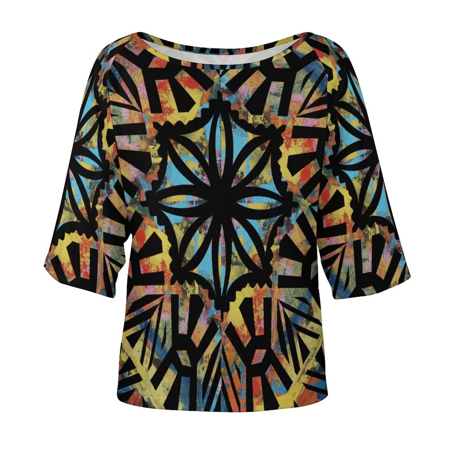 Fiji Masi Off the Shoulder Half-Sleeve T-shirt 4