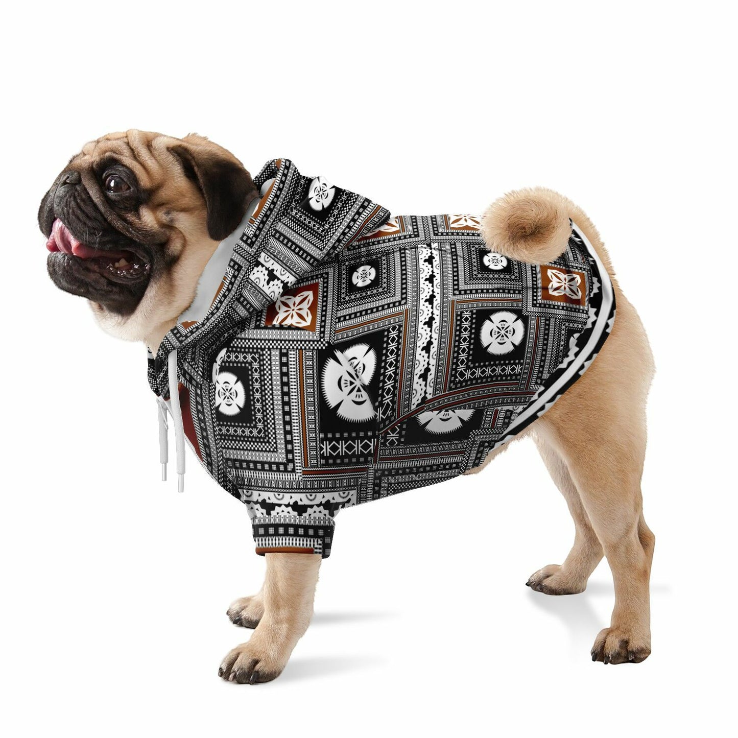Fiji Masi Athletic Dog Zip-Up Hoodie 2