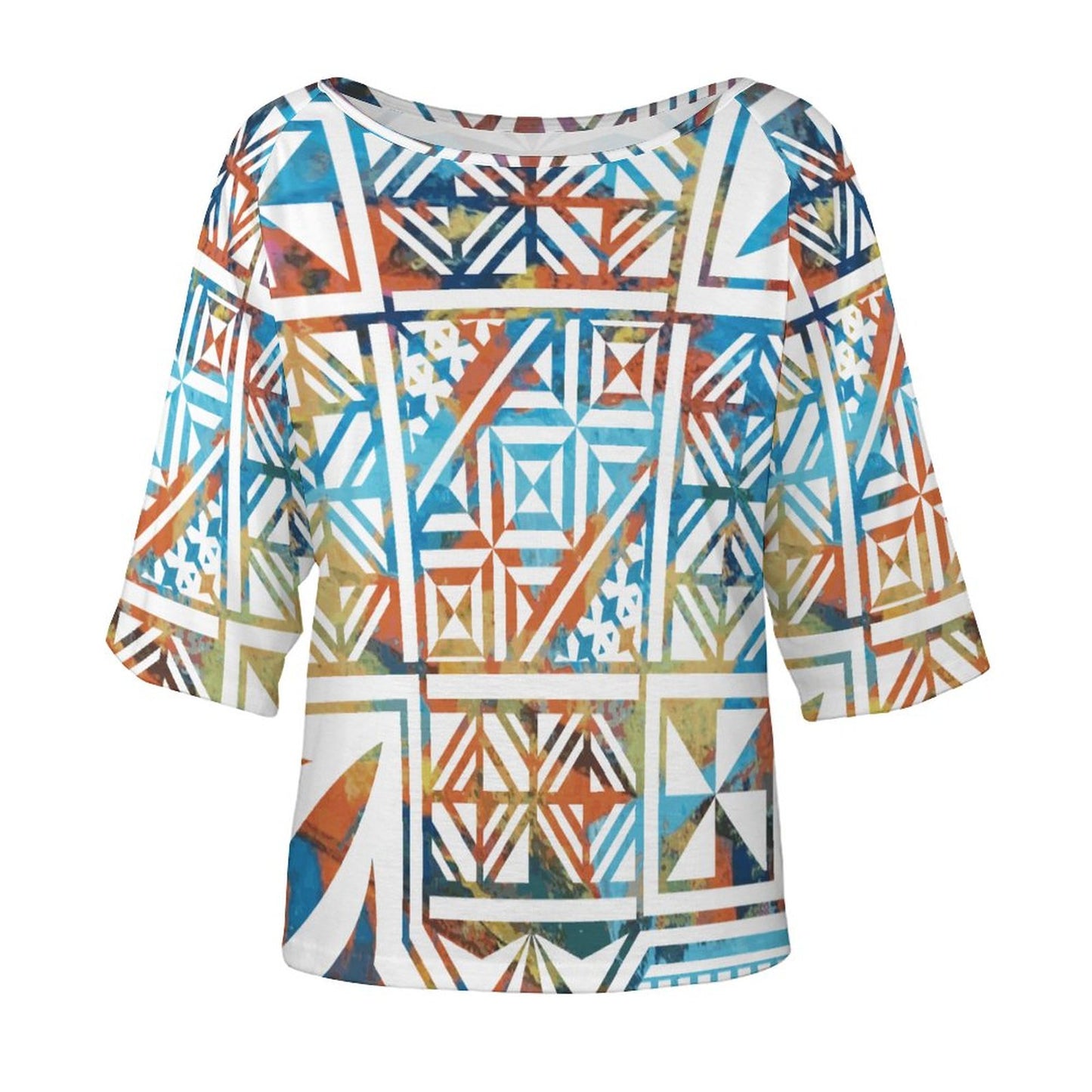 Fiji Masi Off the Shoulder Half-Sleeve T-shirt 3