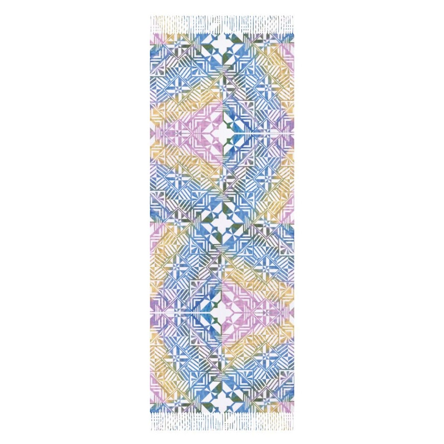 Fiji Masi Cashmere-like Tassel Scarf 2