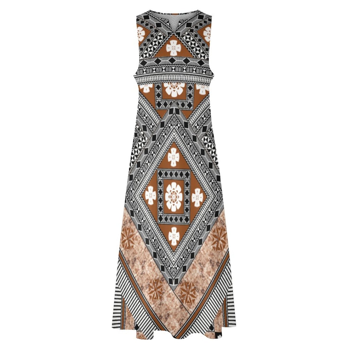 Fiji Masi Sleeveless Ankle-length Dress 4