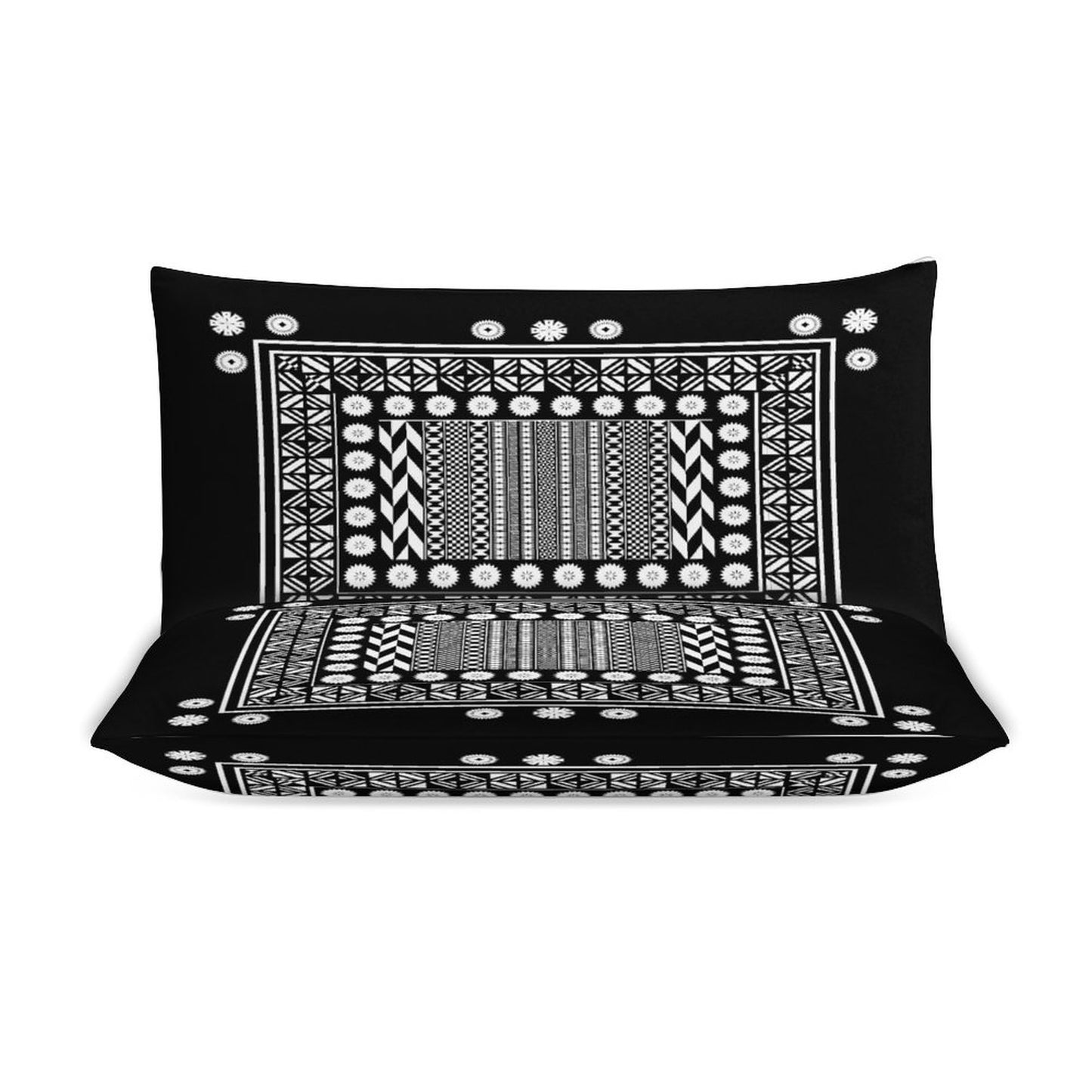 Fiji Masi 3-Piece Bedding Set-90"x90"/ 229x229cm (Dual-sided Printing) 1