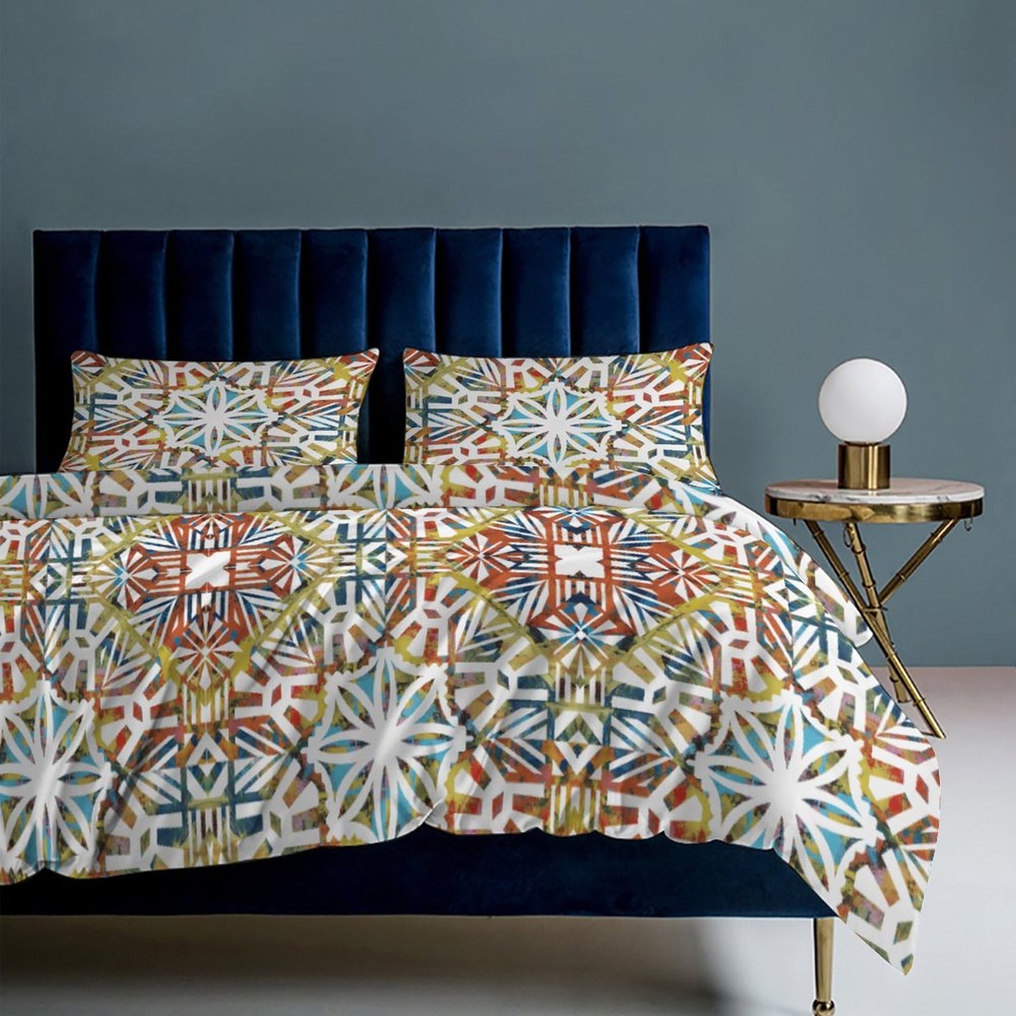 Fiji Masi 3-Piece Bedding Set-90"x90"/ 229x229cm (Dual-sided Printing) 14