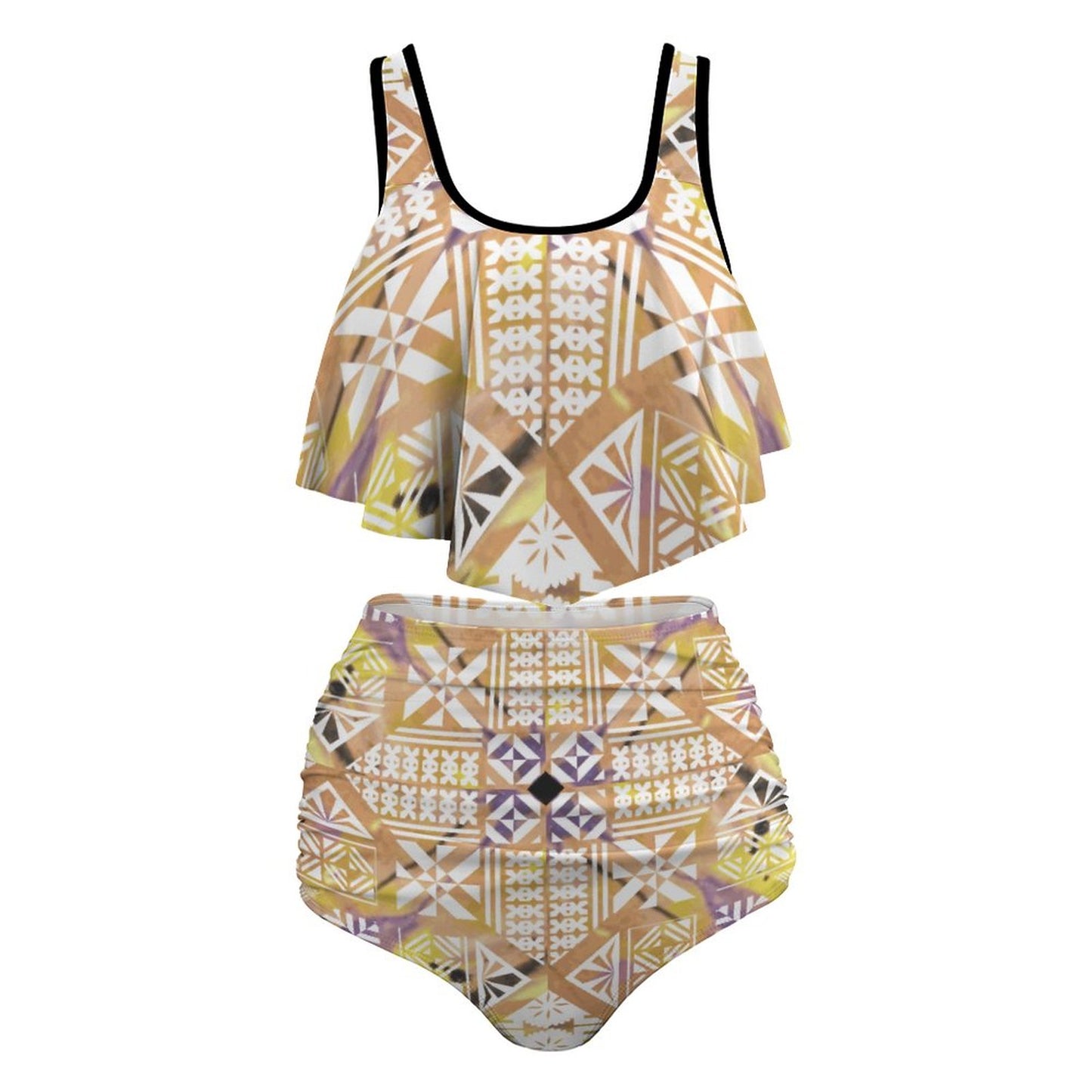 Fiji Masi Plus Size Women's Two piece Swimsuit with Tankini 1