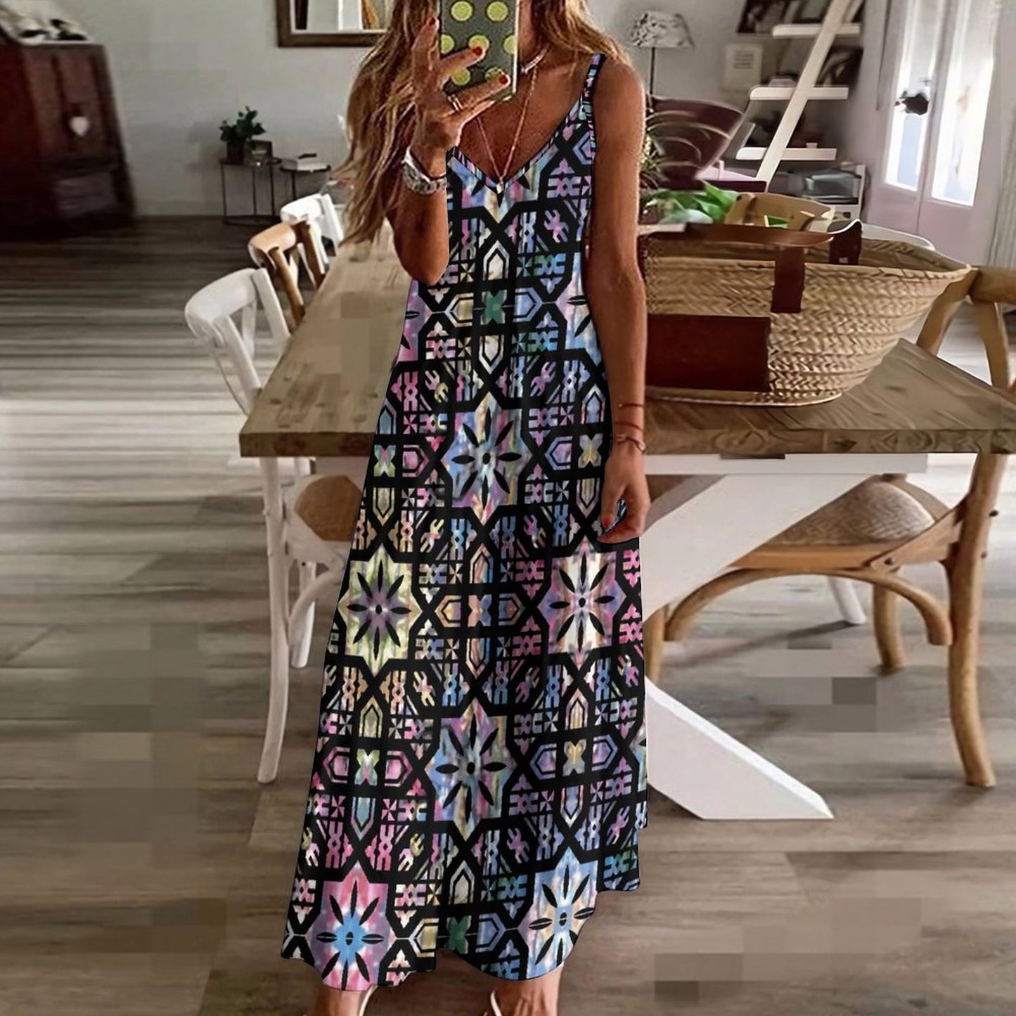 Fiji Masi Ankle-length Slip Dress 1