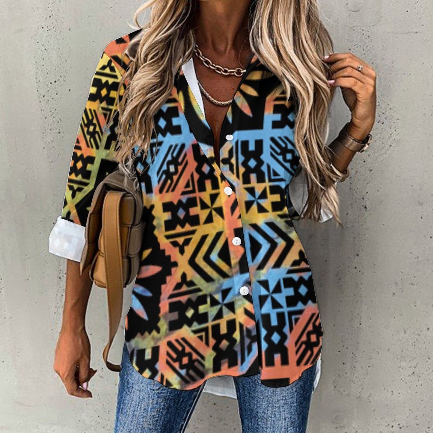 Fiji Masi Asymmetrical Hem Shirt 4