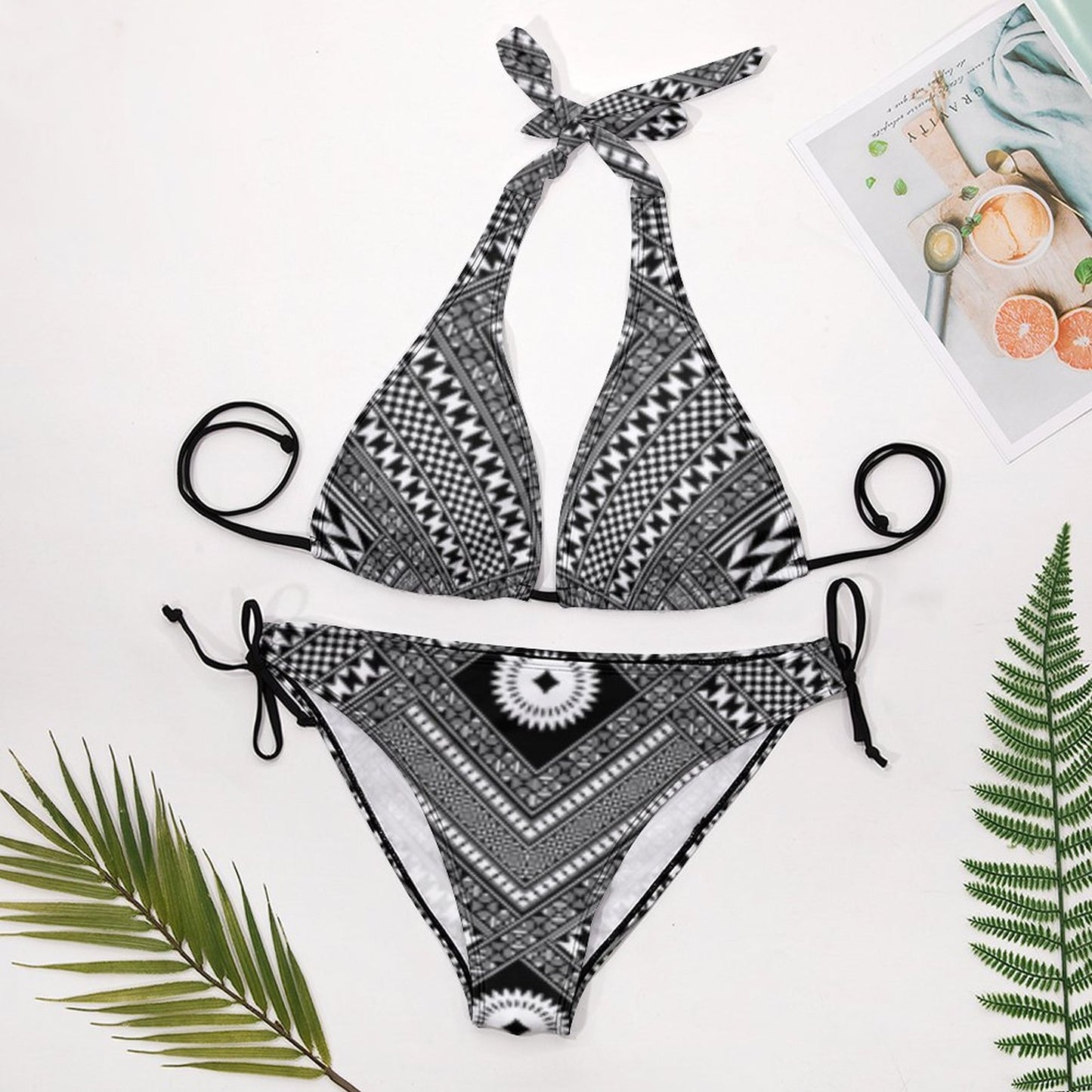 Fiji Masi Two Piece Halter Swimsuit 4