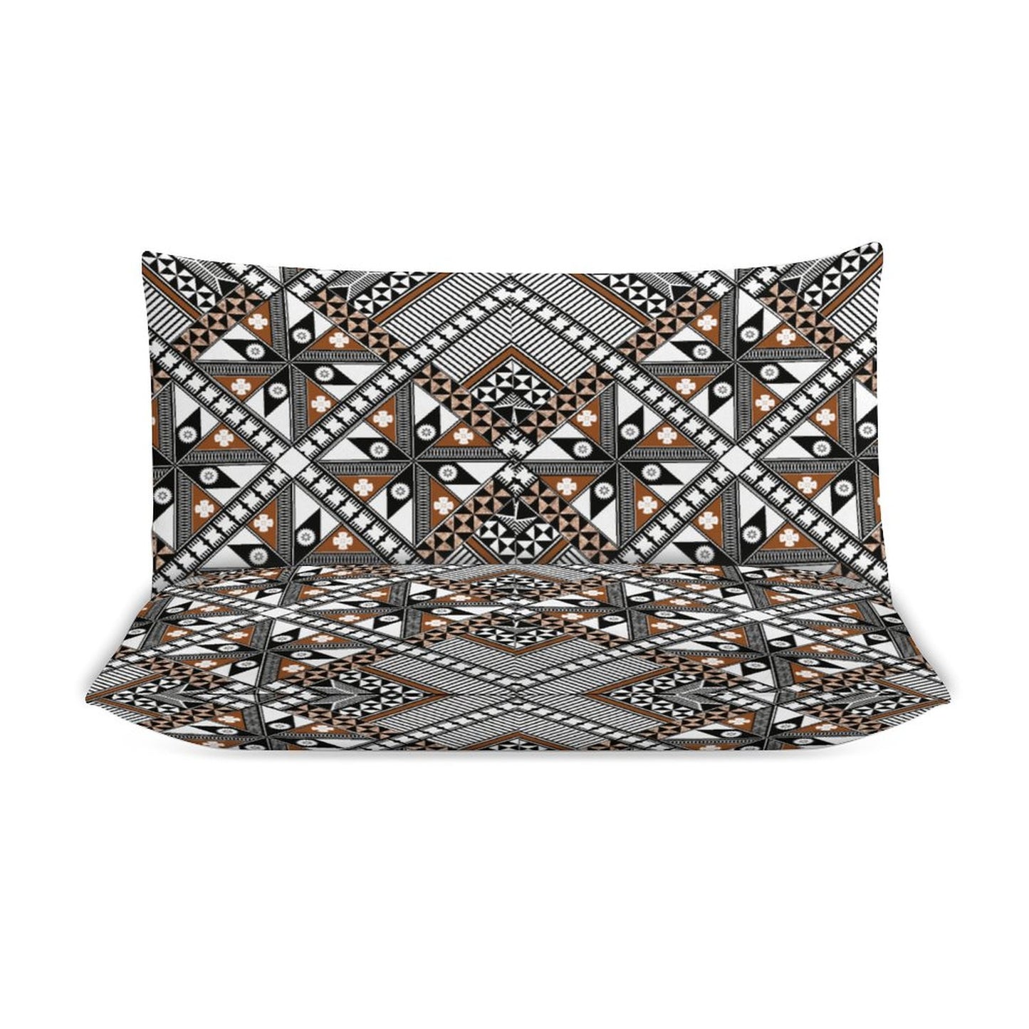 Fiji Masi 3-Piece Bedding Set-90"x90"/ 229x229cm (Dual-sided Printing) 2
