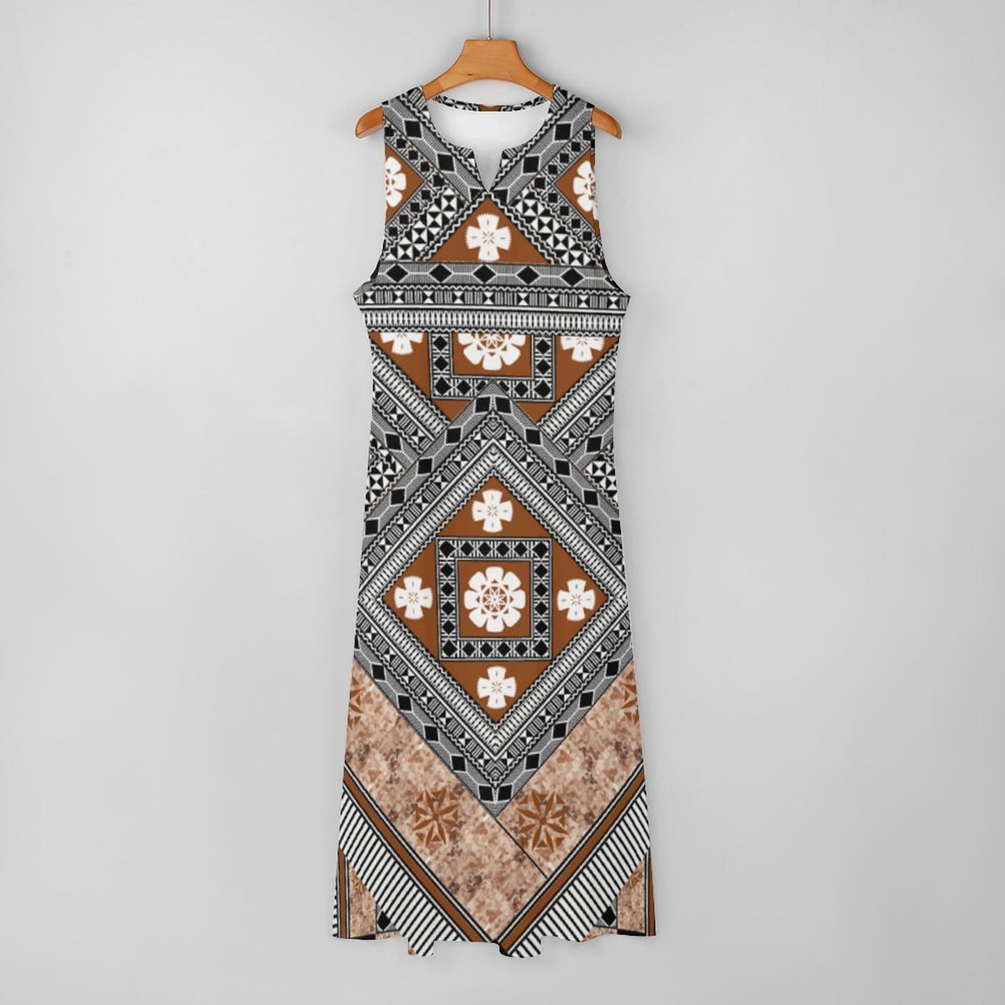 Fiji Masi Sleeveless Ankle-length Dress 4
