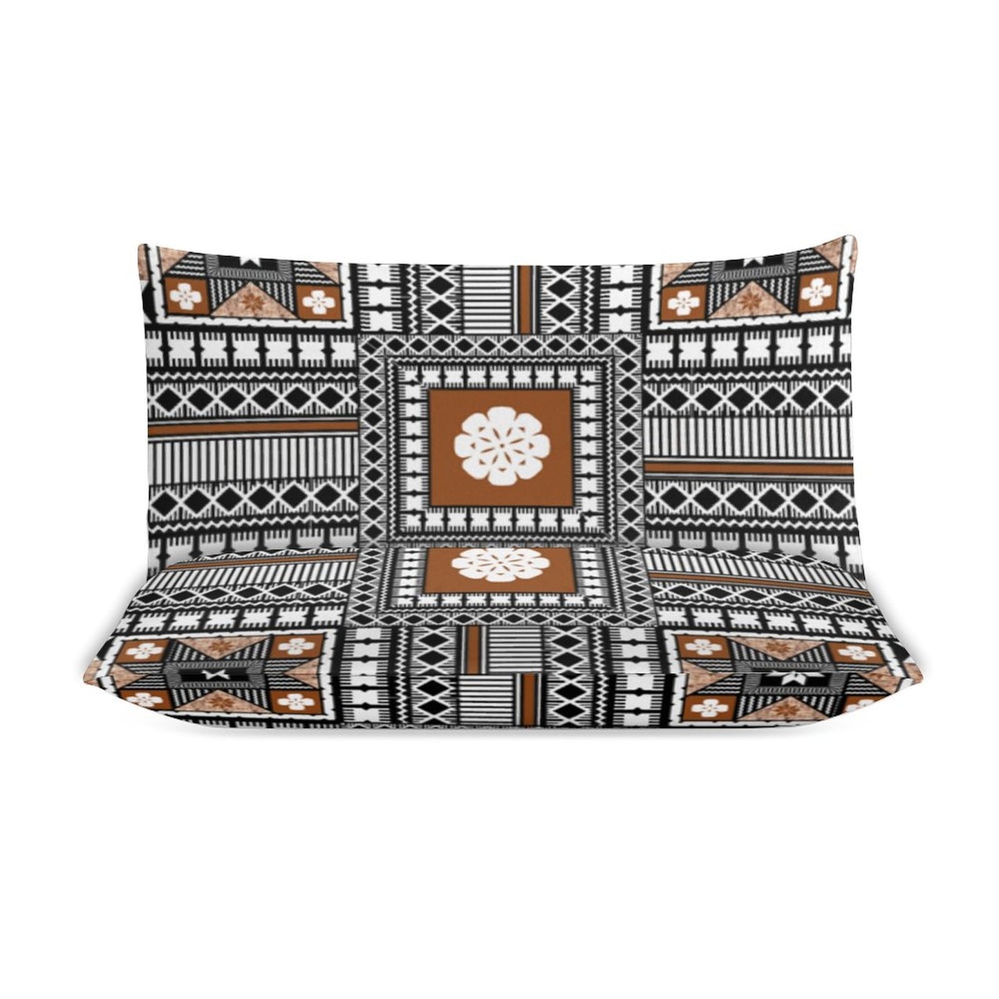 Fiji Masi 3-Piece Bedding Set-90"x90"/ 229x229cm (Dual-sided Printing) 19