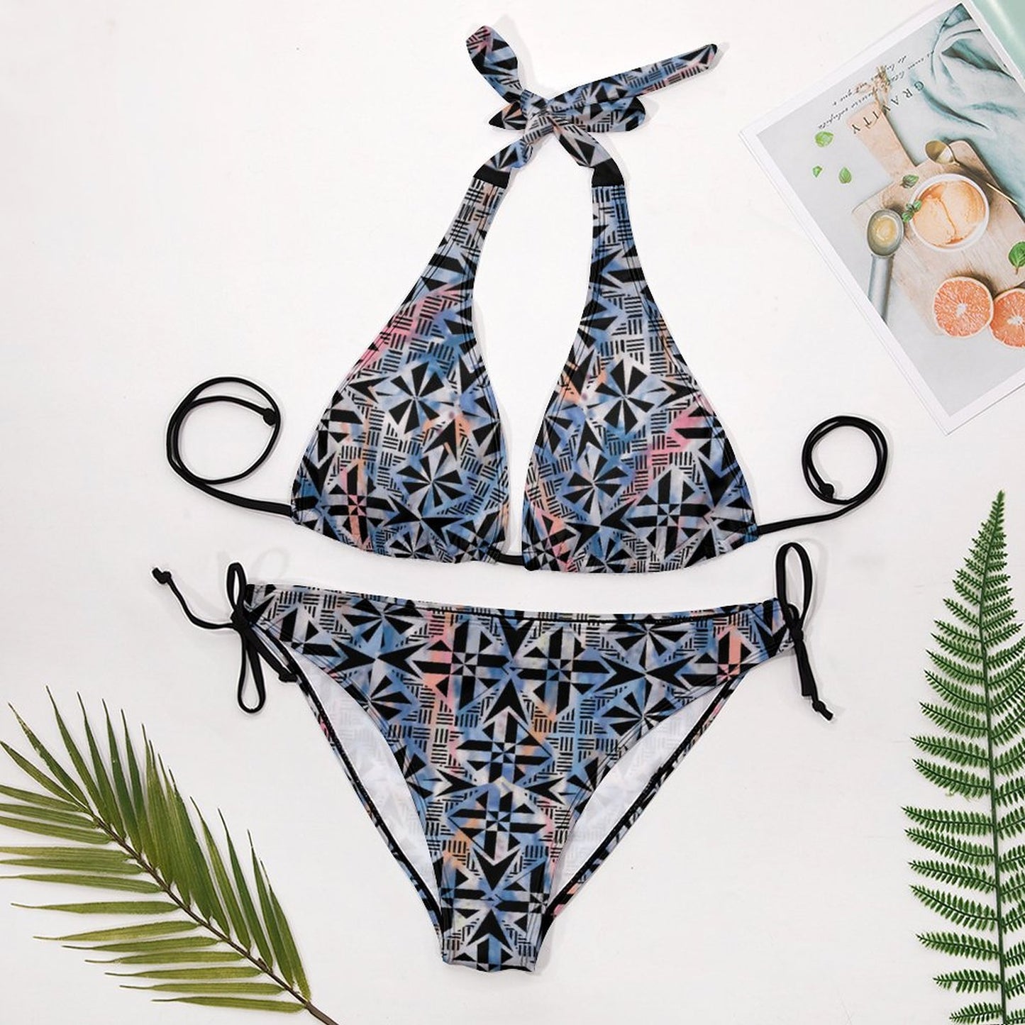 Fiji Masi Two Piece Halter Swimsuit 2