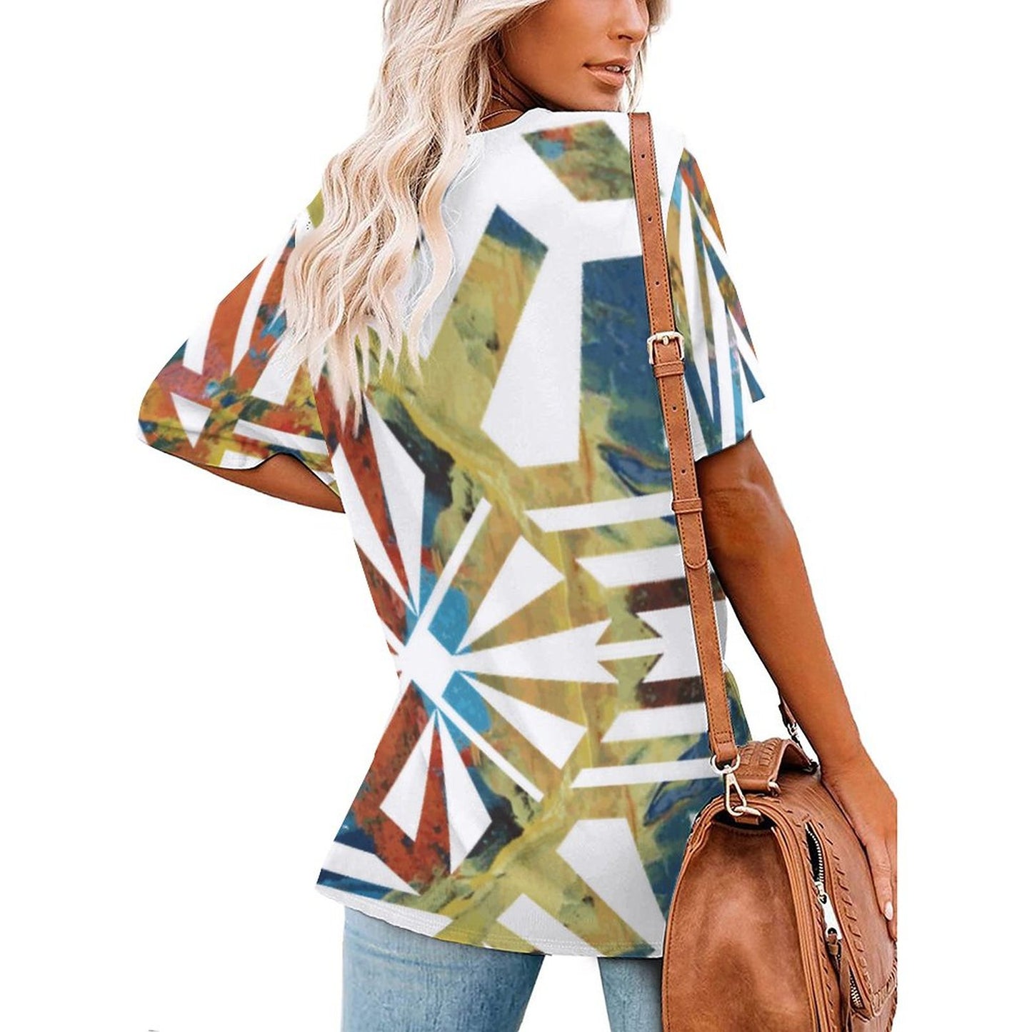 Fiji MasiIce Silk V Neck Short-Sleeve Shirt 1