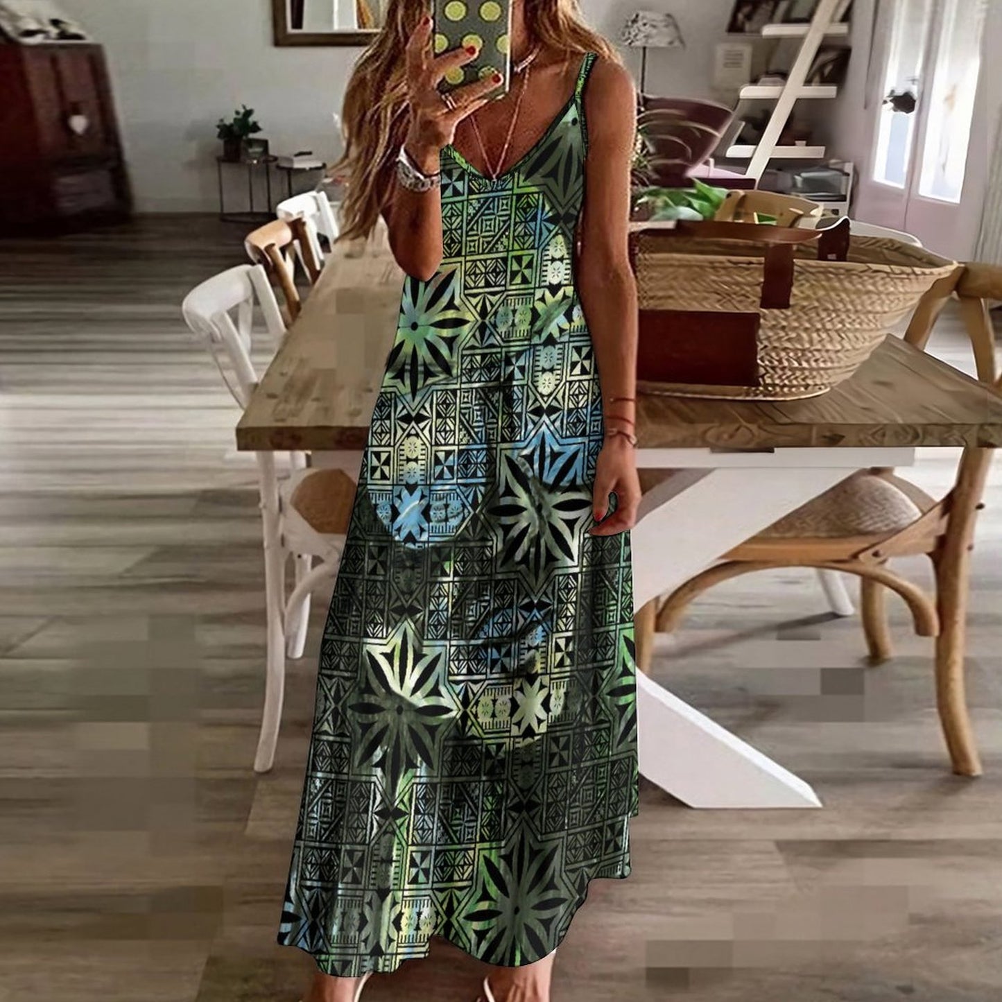 Fiji Masi Ankle-length Slip Dress 2
