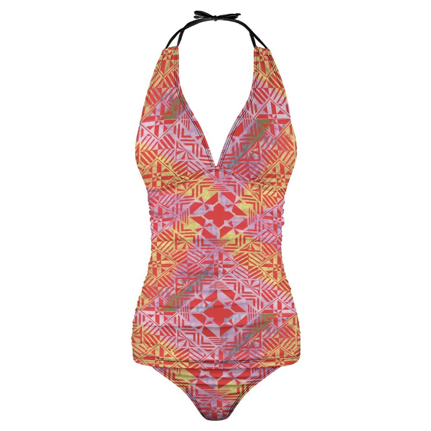 Fiji Masi 2-Piece Women's Halter Tankini 4