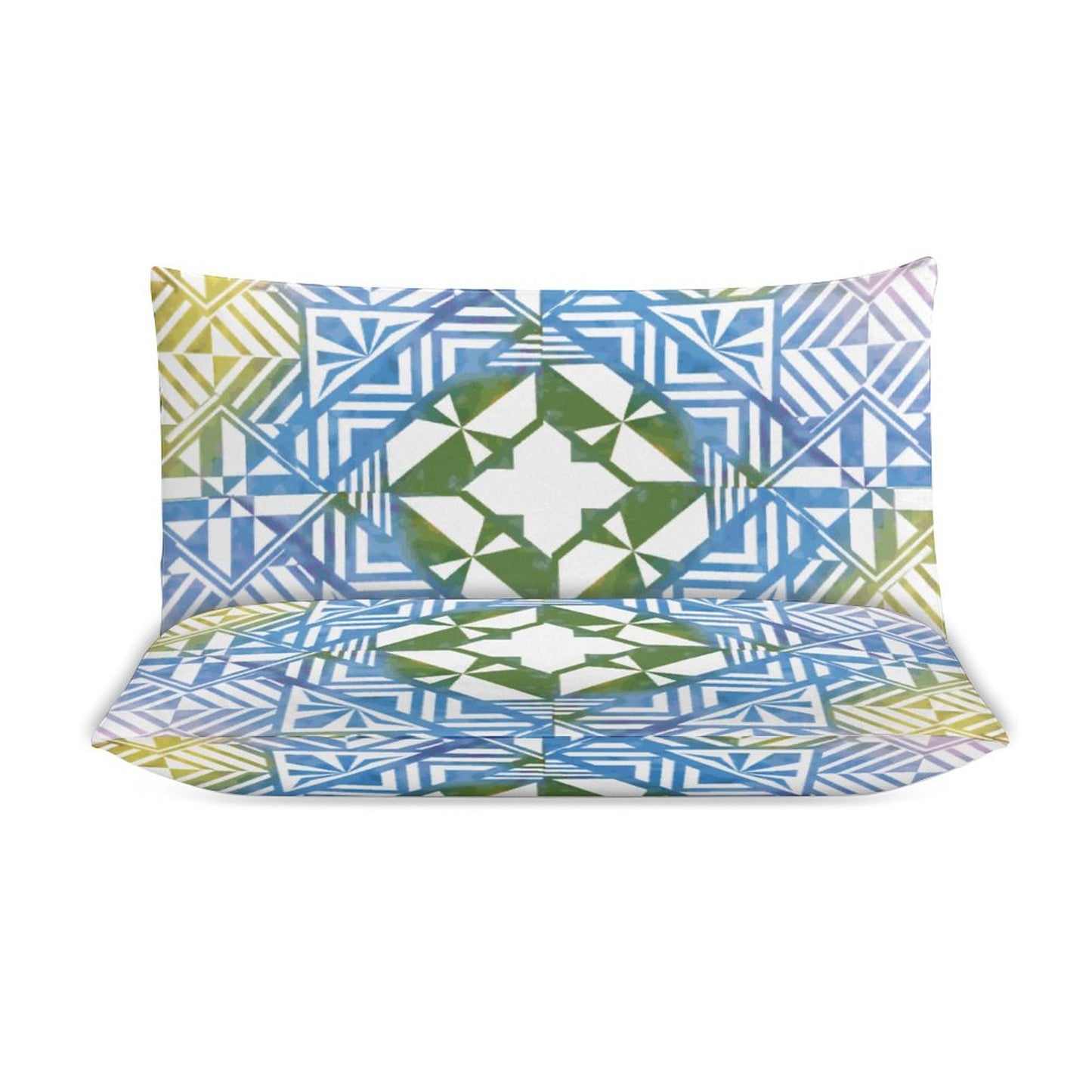 Fiji Masi 3-Piece Bedding Set-90"x90"/ 229x229cm (Dual-sided Printing) 20