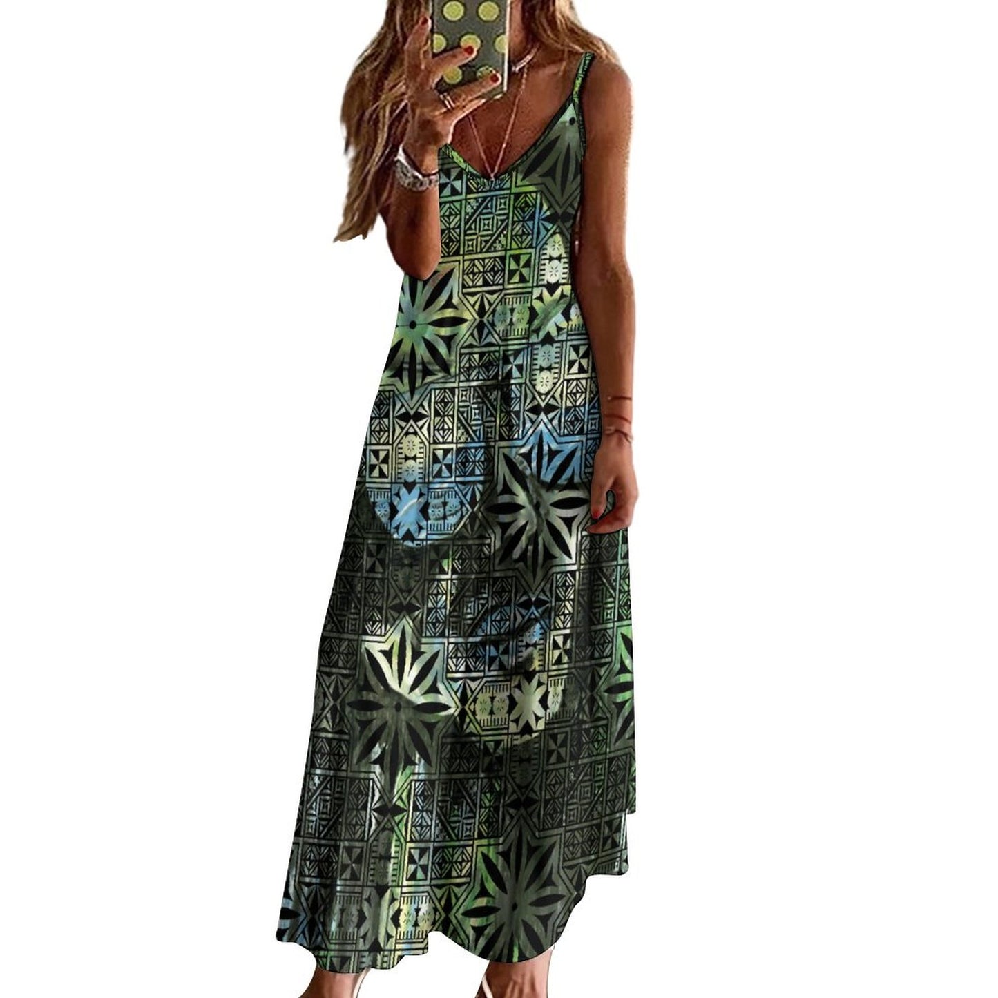 Fiji Masi Ankle-length Slip Dress 2