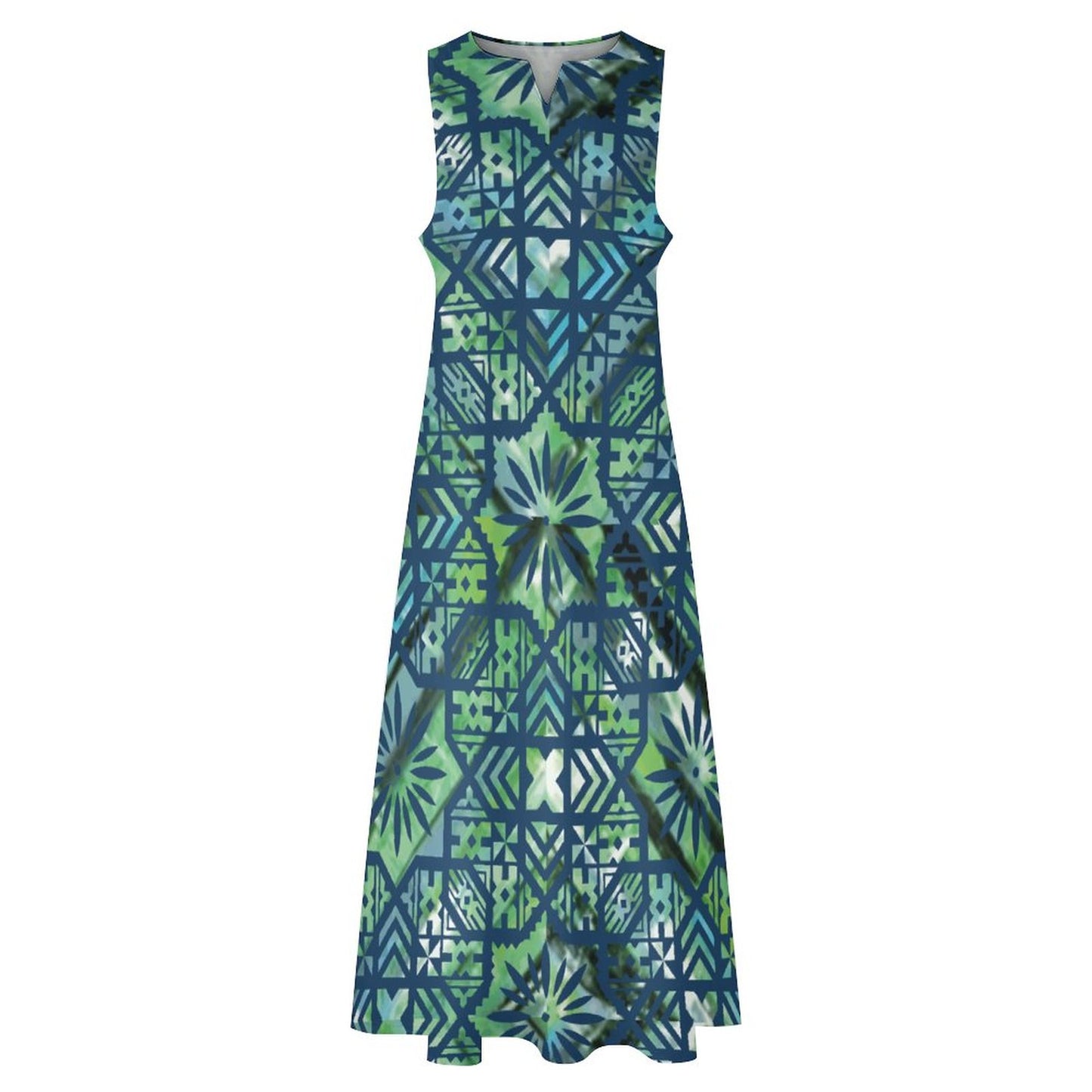 Fiji Masi Sleeveless Ankle-length Dress 1