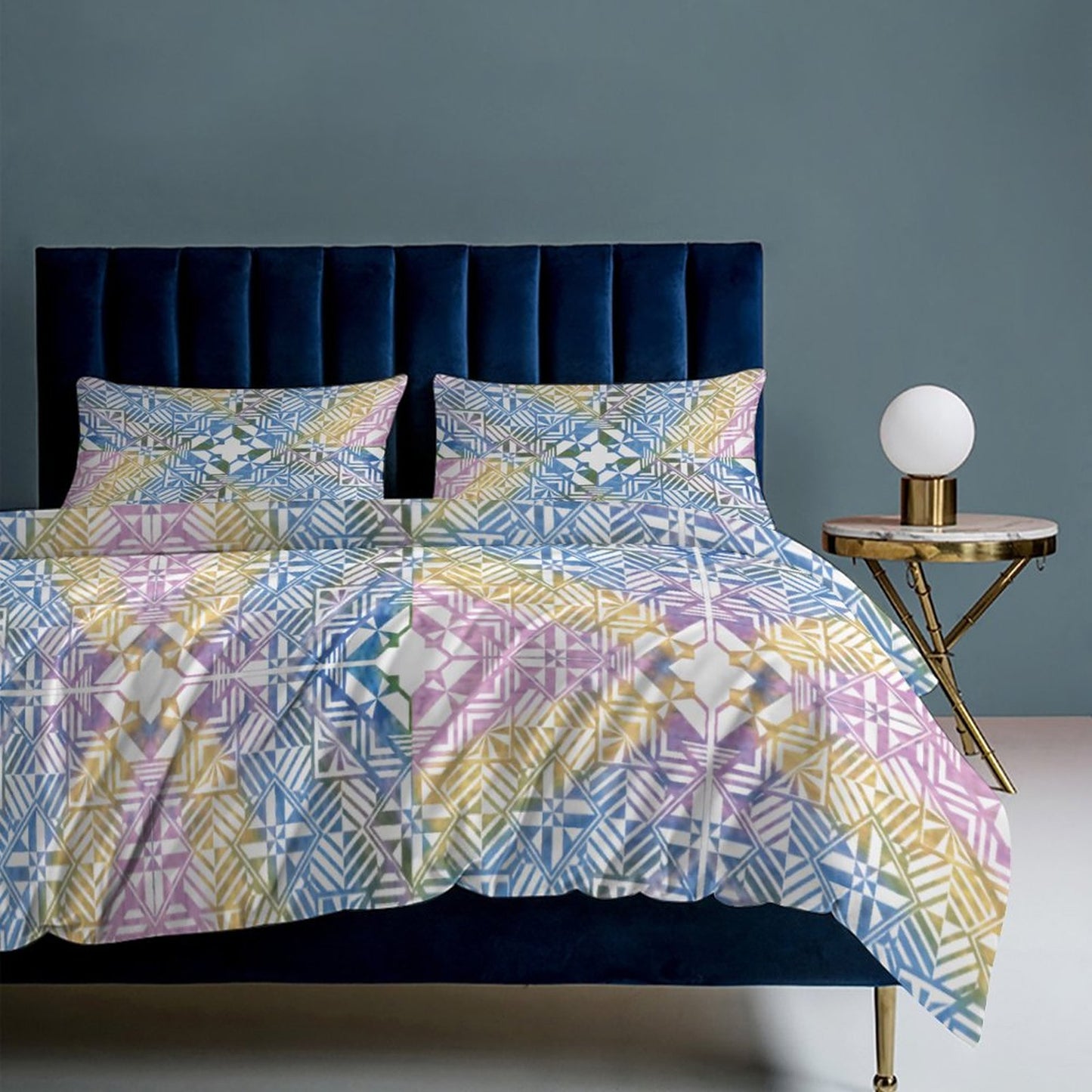 Fiji Masi 3-Piece Bedding Set-90"x90"/ 229x229cm (Dual-sided Printing) 16