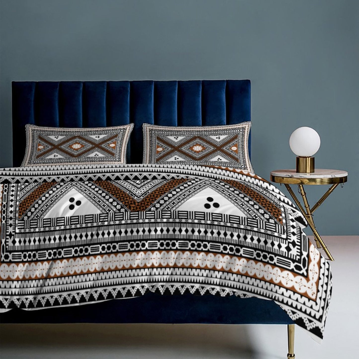 Fiji Masi 3-Piece Bedding Set-90"x90"/ 229x229cm (Dual-sided Printing) 4