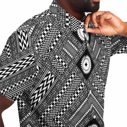 Fiji Masi Short Sleeve Button Down Shirt - 2