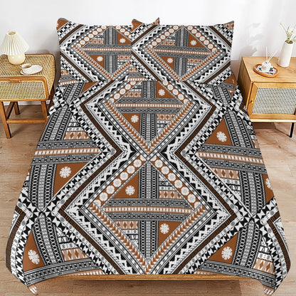 Fiji Masi 3-Piece Bedding Set-90"x90"/ 229x229cm (Dual-sided Printing) 11