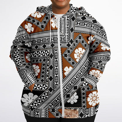 Fiji Masi Fashion Plus-size Ziphoodie 2