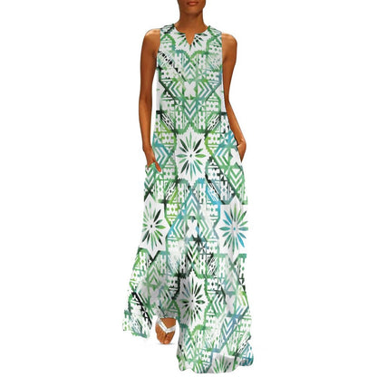 Fiji Masi Sleeveless Ankle-length Dress  2
