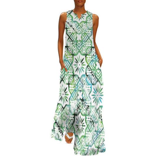 Fiji Masi Sleeveless Ankle-length Dress  2