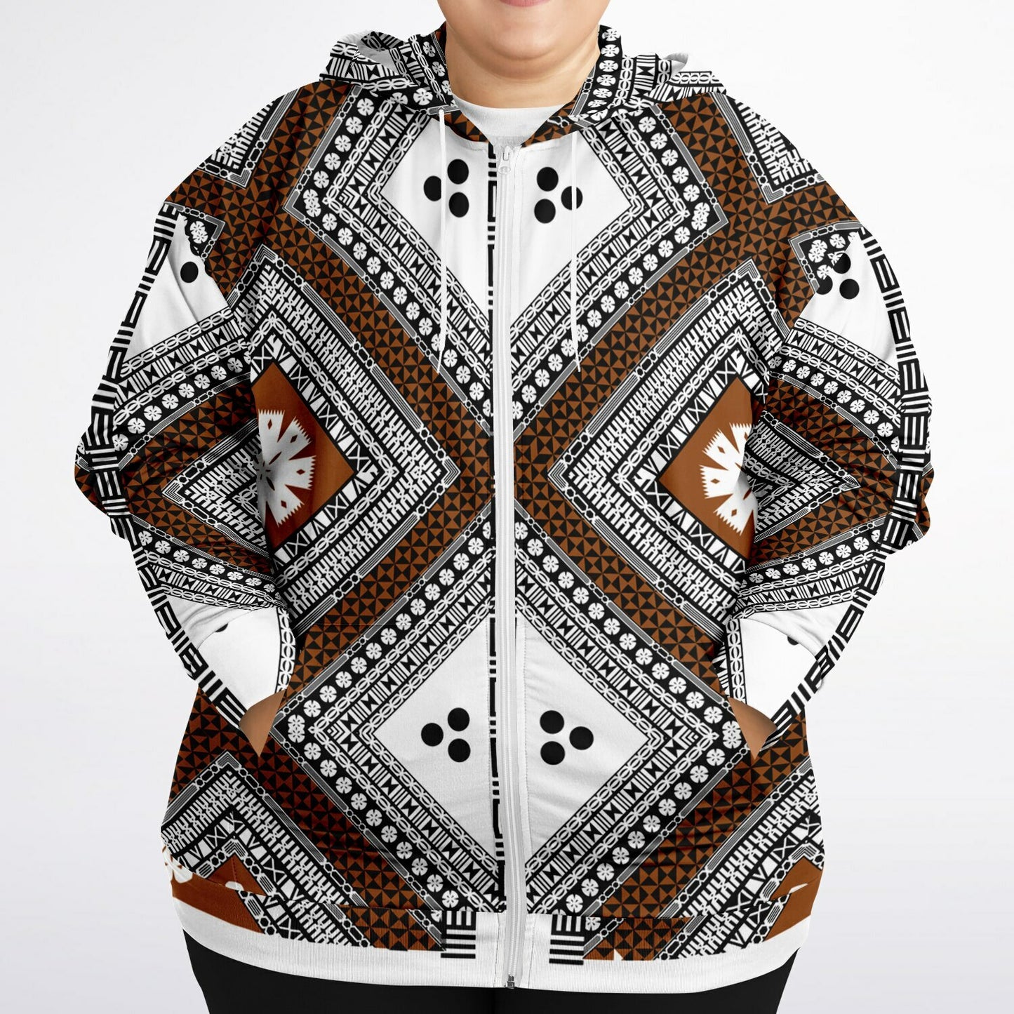 Fiji Masi Athletic Plus-size Ziphoodie 1