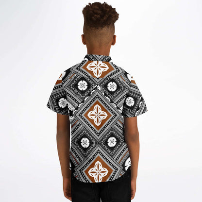 Fiji Masi Kids/Youth Short Sleeve Button Down Shirt 2