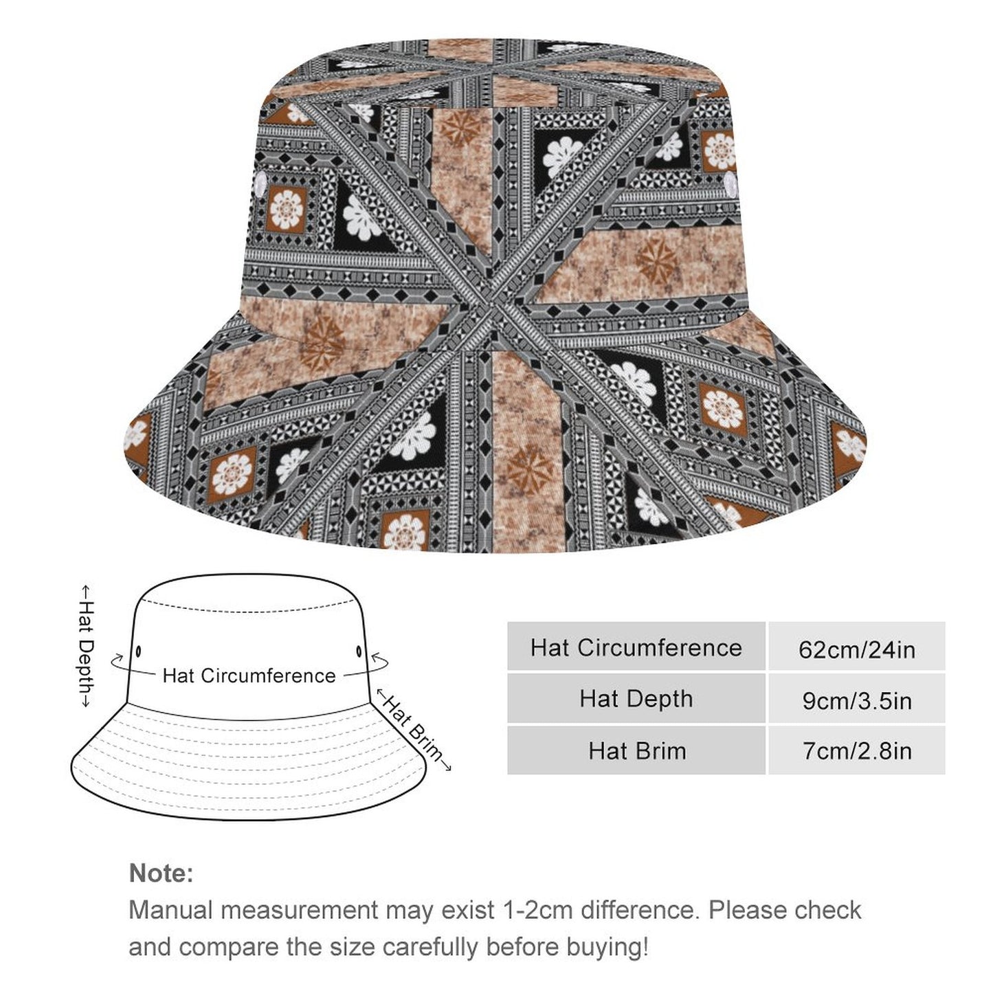 Fiji Masi Oversized Bucket Hat 4