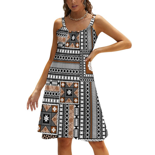 Fiji  Masi Sleeveless Dress 1