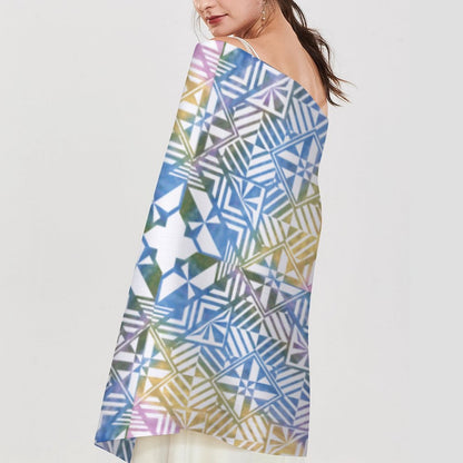 Fiji Masi Cashmere-like Tassel Scarf 2