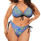 Fiji Masi Plus Size Halter Tie Front Bikini Set 2
