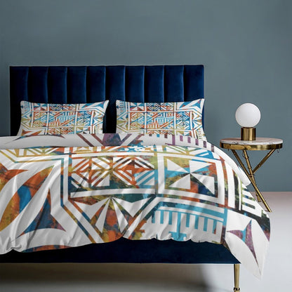 Fiji Masi 3-Piece Bedding Set-90"x90"/ 229x229cm (Dual-sided Printing)  12