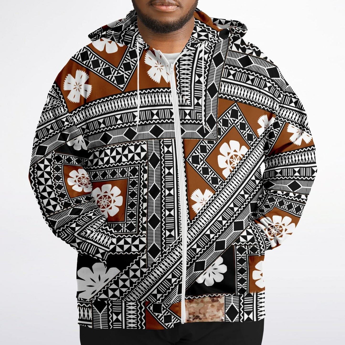 Fiji Masi Fashion Plus-size Ziphoodie 2