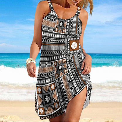 Fiji  Masi Sleeveless Dress 1