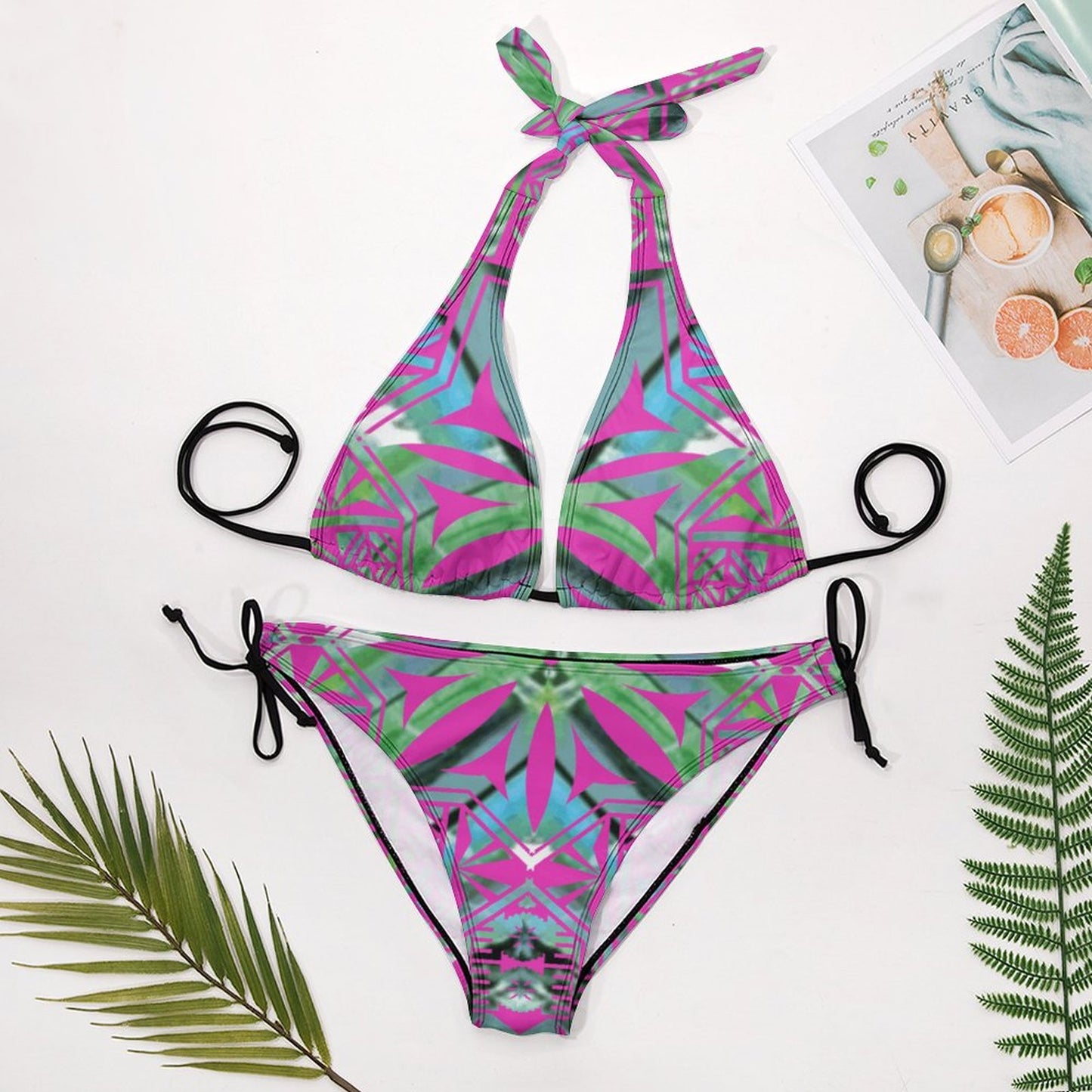 Fiji Masi Two Piece Halter Swimsuit 1