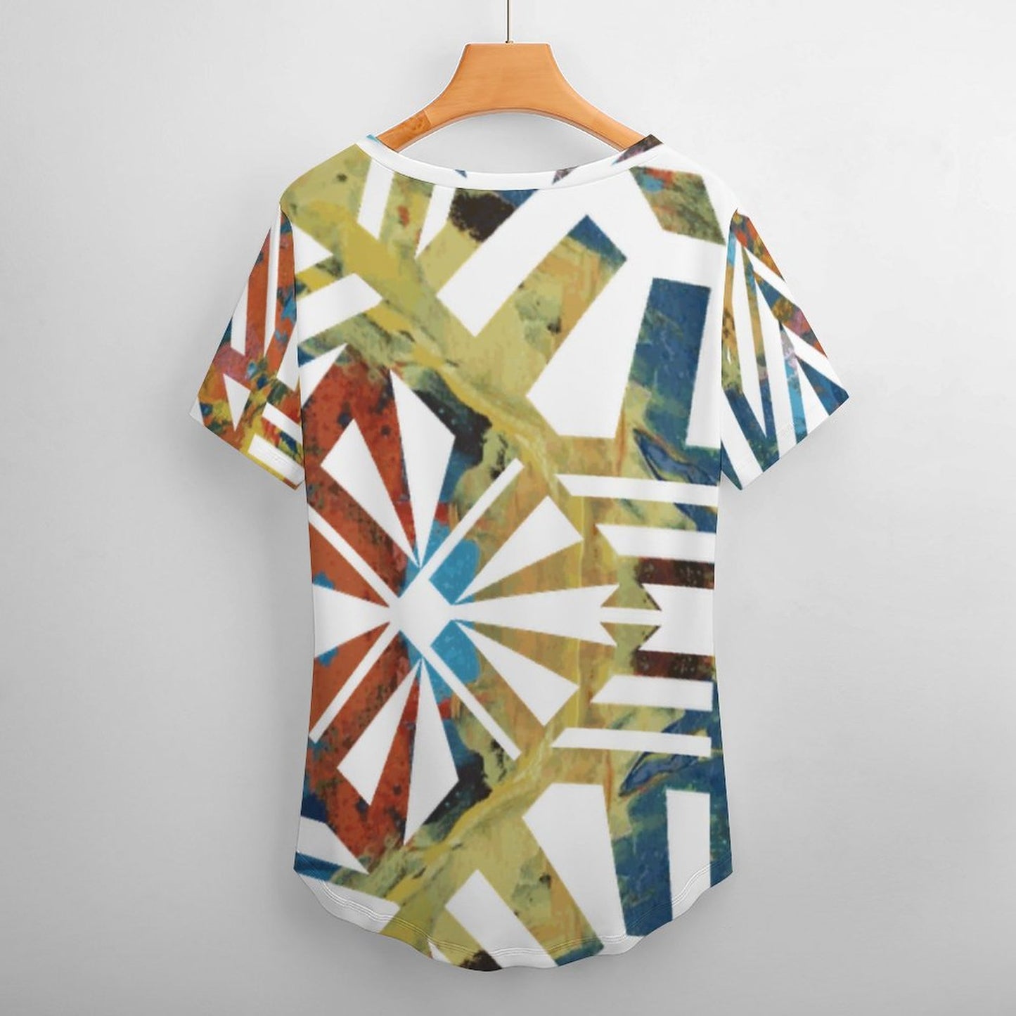 Fiji MasiIce Silk V Neck Short-Sleeve Shirt 1