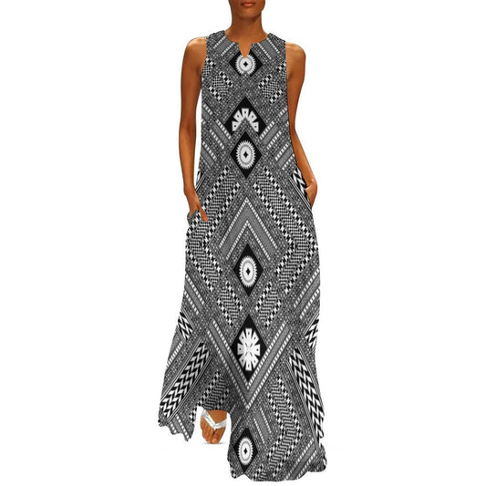 Fiji Masi Sleeveless Ankle-length Dress 3
