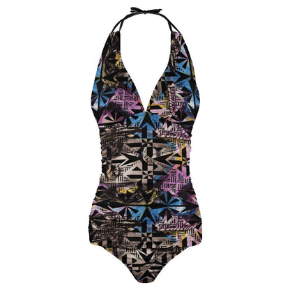 Fiji Masi 2-Piece Women's Halter Tankini 1