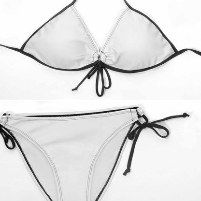 Fiji Masi Plus Size Halter Tie Front Bikini Set 3