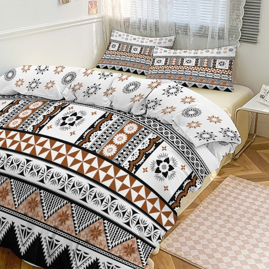Fiji Masi 3-Piece Bedding Set-90"x90"/ 229x229cm (Dual-sided Printing) 9