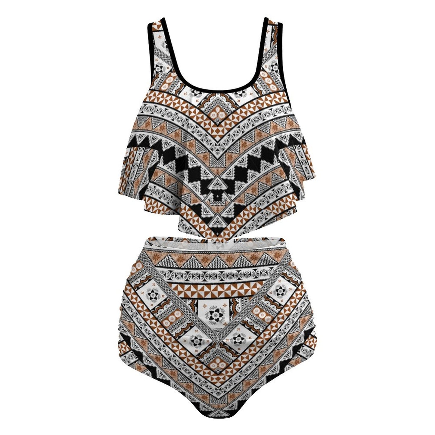 Fiji Masi Plus Size Women's Two piece Swimsuit with Tankini 2